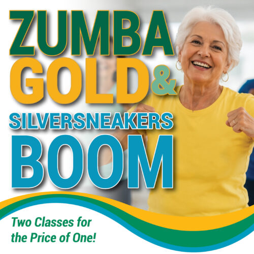 Zumba Gold & Silver Sneakers Boom