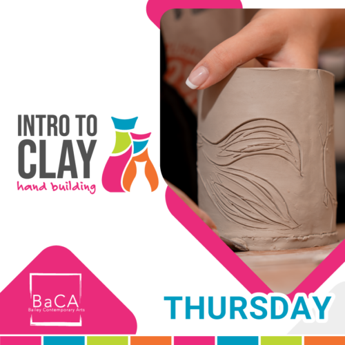 Introduction to Clay – Hand Building (Thursday)