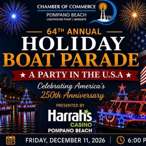 64th Annual Greater Pompano Beach Chamber of Commerce Holiday Boat Parade