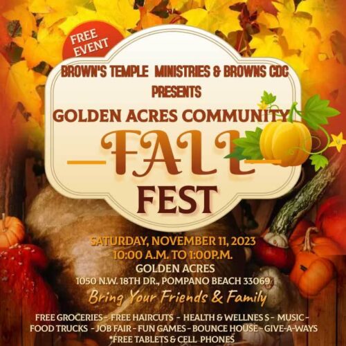 Golden Acres Community Fall Fest