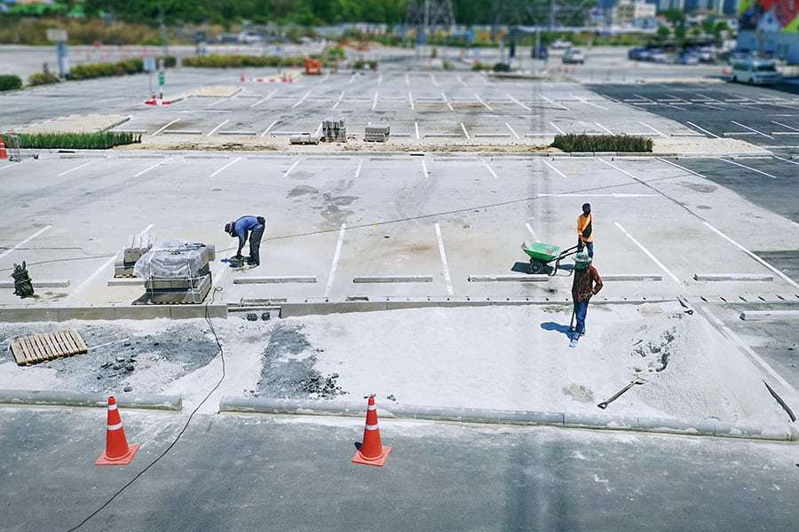Cost to build a parking lot