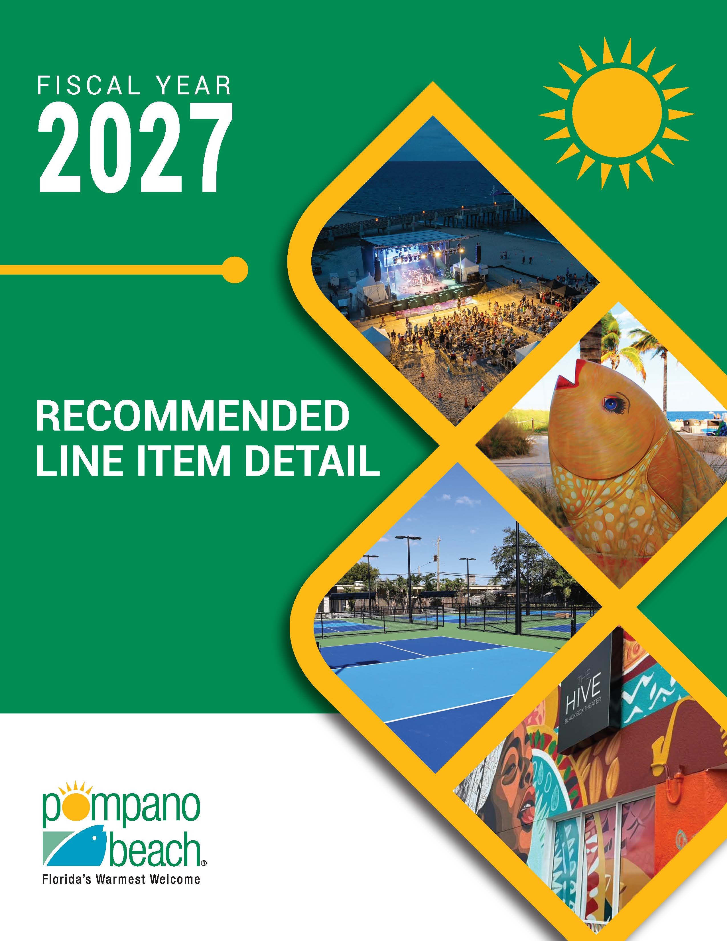 2027 Recommended Line Item Detail