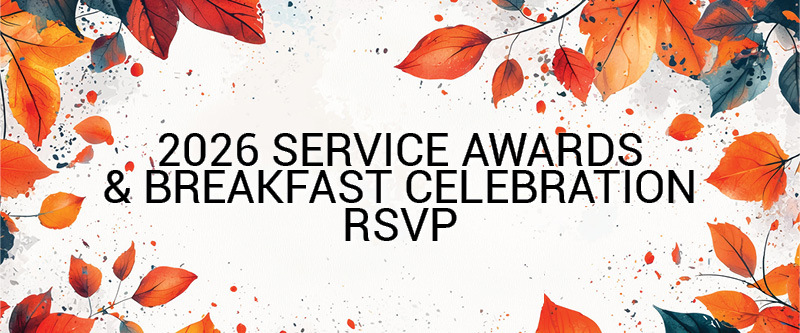 2026 Service Awards Breakfast Celebration RSVP banner 600x250