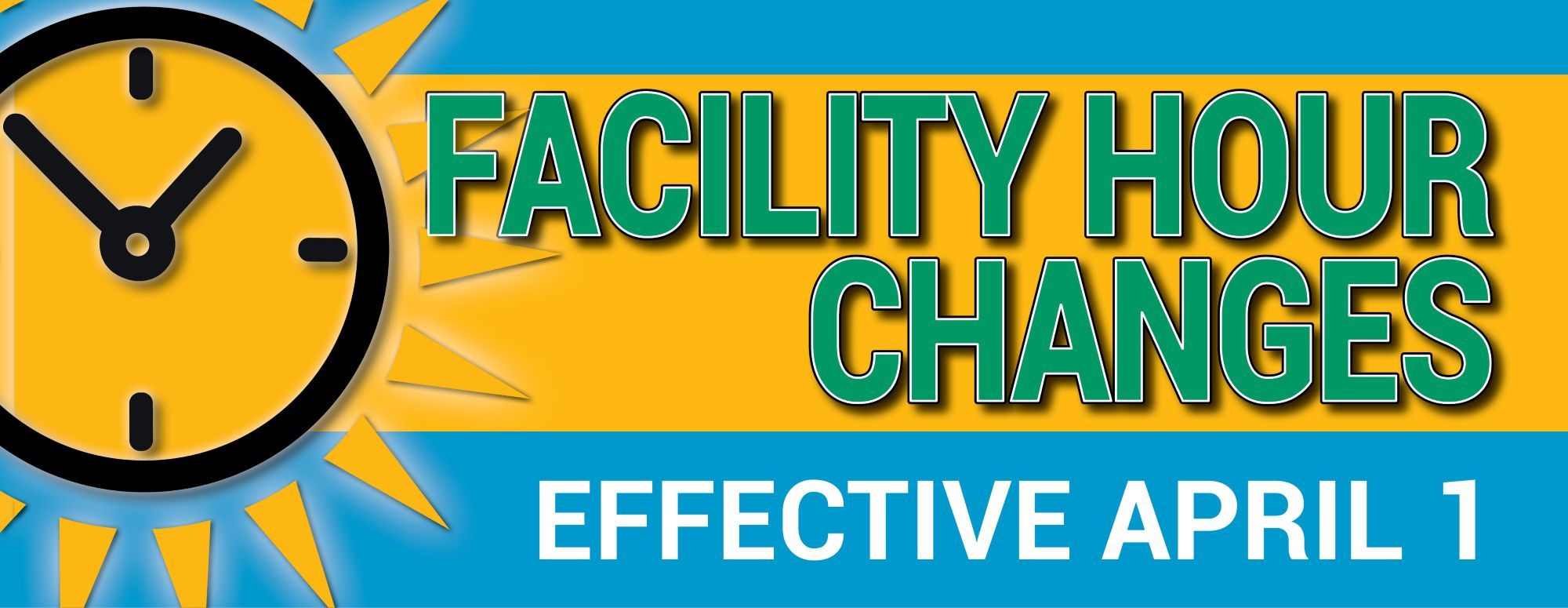 Facilities Hours Slider