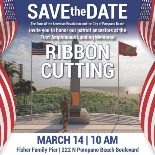 First Amphibious Landing Memorial Ribbon Cutting
