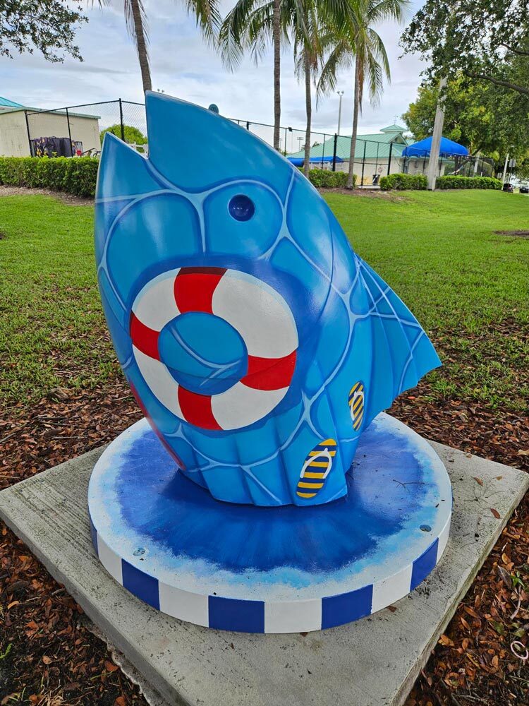 Frankie at the Pool. Artist: Laura Saravia