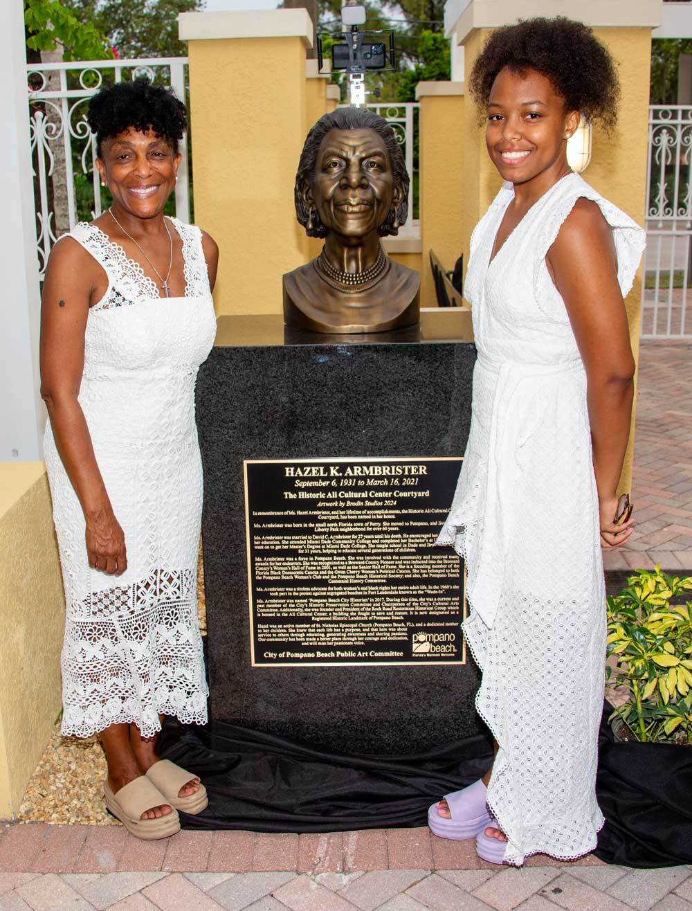 Lydia Armbrister with her Hazels Granddaughter