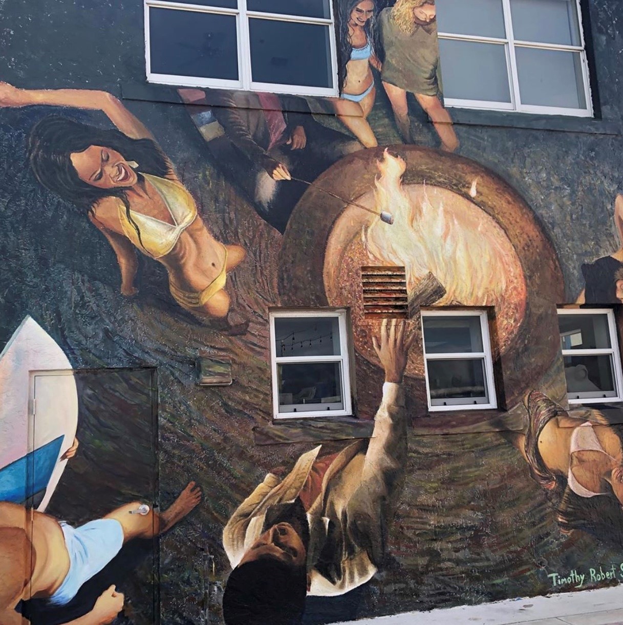 Timothy Robert Smith Finished mural