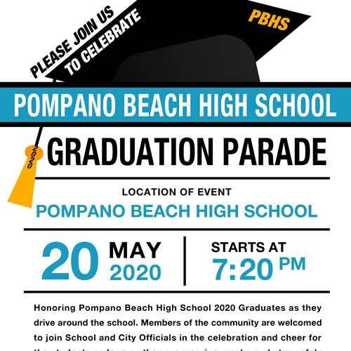 Pompano Beach High School Graduation Parade